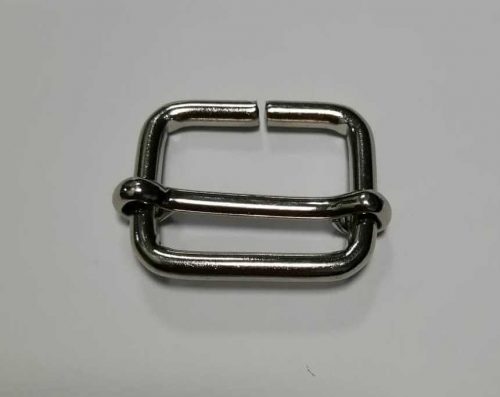 Sliding buckle - Italy, 25mm, nickel (silver color) - Image 3