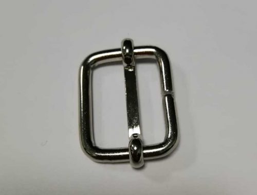 Sliding buckle - Italy, 25mm, nickel (silver color) - Image 2