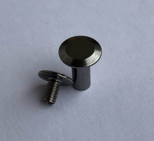 Įsukamos kniedės/varžteliai - 10mm kojelė, 9mm galvutė, juodinto nikelio spalva, 10vnt - Image 3