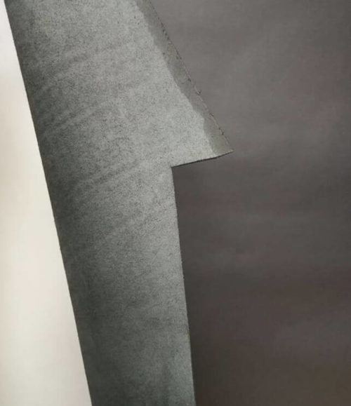 Galanterinė oda - juoda, standi, lygi, 1,5mm, 150x58 - Image 4