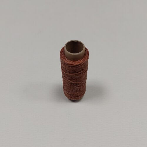 Vaškiniai siūlai - rudi, 1mm, 50m - Image 3