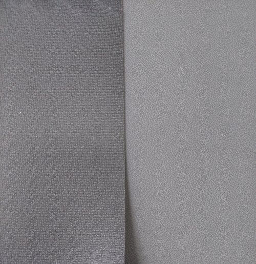 Dirbtinė oda "Opel" - juoda, smulkesnės faktūros, 1,1mm - Image 2