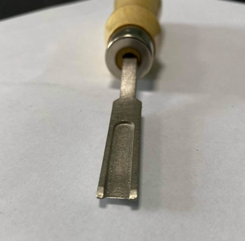 6mm One side Edge Skiver Leather Skiving Blade for Thinning Leather - Image 3