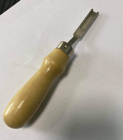 6mm One side Edge Skiver Leather Skiving Blade for Thinning Leather - Image 2