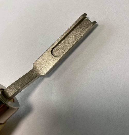 6mm One side Edge Skiver Leather Skiving Blade for Thinning Leather - Image 4