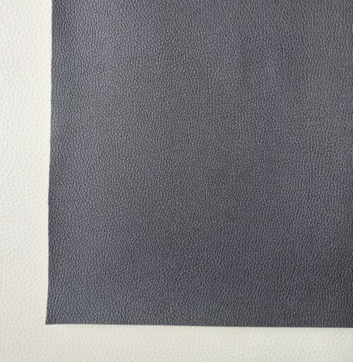 Artificial leather  – Black, Medium texture, 1,0mm - Image 2