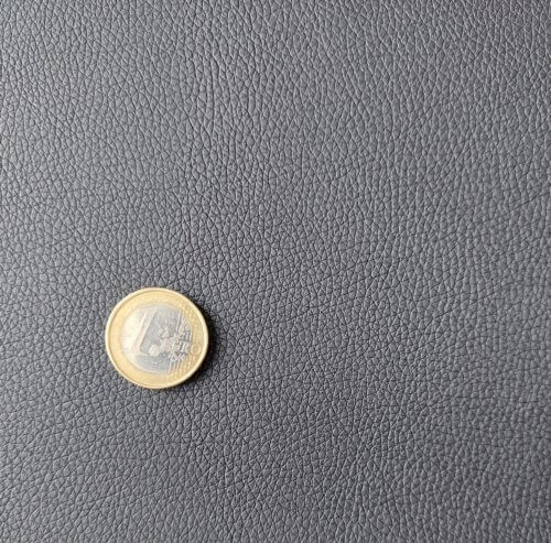Artificial leather  – Black, Medium texture, 1,0mm - Image 4