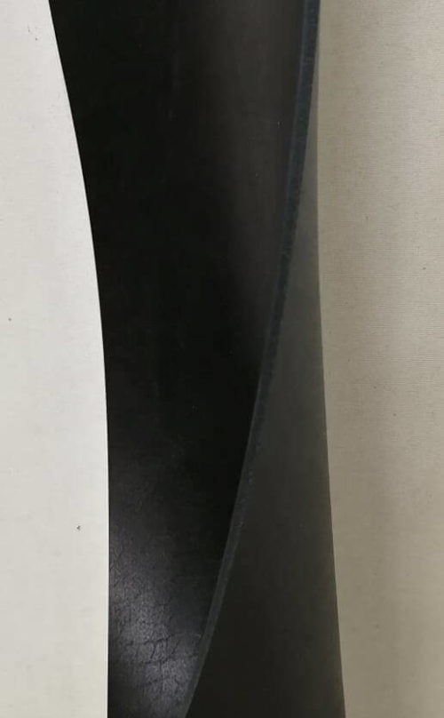 Diržinė oda - juoda, 3,5mm, 141x20 - Image 4