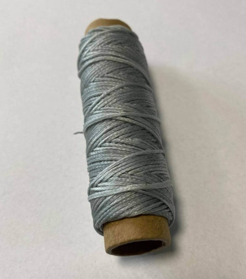 Waxed thread – gray, 1mm - Image 2
