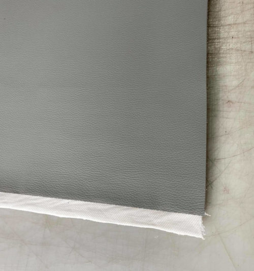 Automotive artificial leather – Gray, Large texture, 1,3mm - Image 3