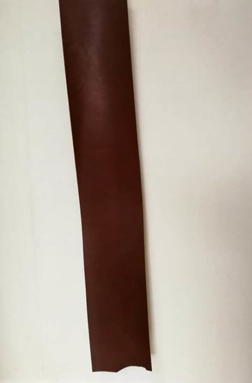 Diržinė oda -  rausva, standi, 3.5-4,0mm, 137x25 - Image 2