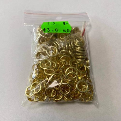 Vaikiškos spaudės, 9,5mm, 60 vnt, auksinės - Image 2