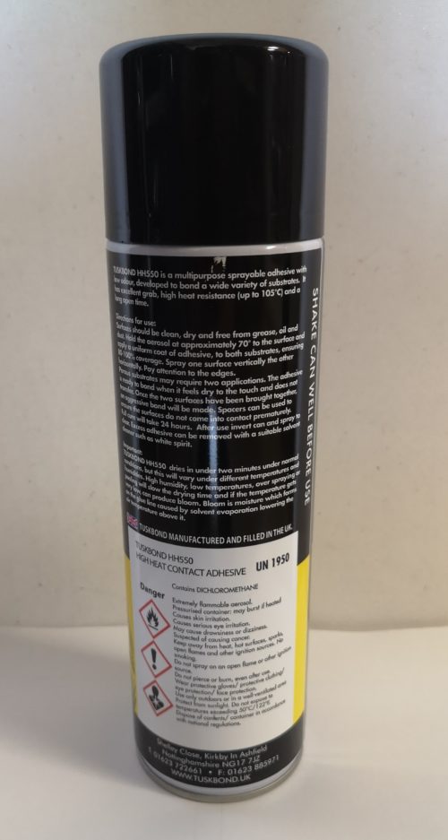 Purškiami klijai - "Tuskbond HH550" , 500ml - Image 2