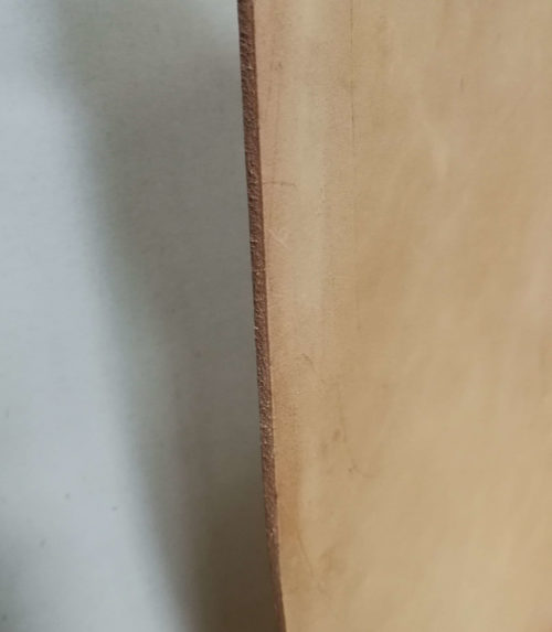 Leather for sole - vegetable tanned, not colored,4mm, 55x50cm - Image 3