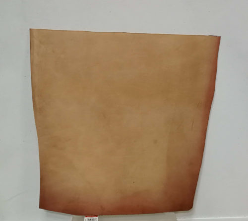 Leather for sole - vegetable tanned, not colored,4mm, 55x50cm - Image 4