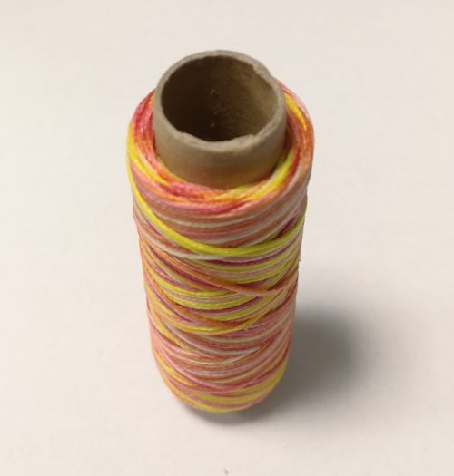 Wax yarn - multi-color, 1mm, 50m - Image 2