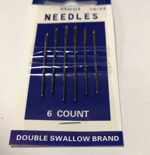 6pcs Leather Needles Set For Hand Sewing, Round Pointed Needles - Image 2