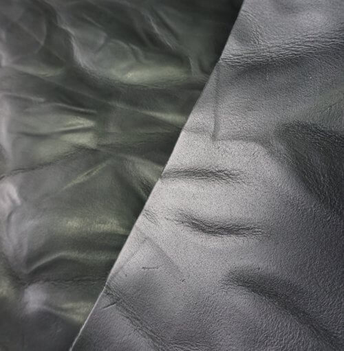 Diržinė oda - juoda, faktūrinė, augalinio rauginimo, 2,8-3,0mm, 105x74 - Image 3