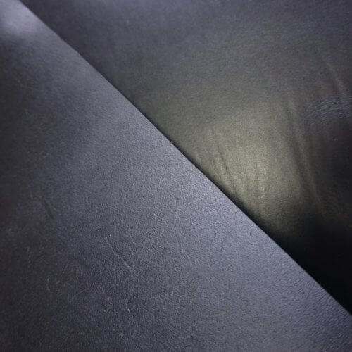 Diržinė augalinio rauginimo oda - juoda, minkšta, lygi, 3,2-3,4mm, 130x50 - Image 2