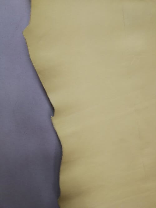 Galanterinė oda - šv.gelsva, 1mm, 170x70 - Image 2
