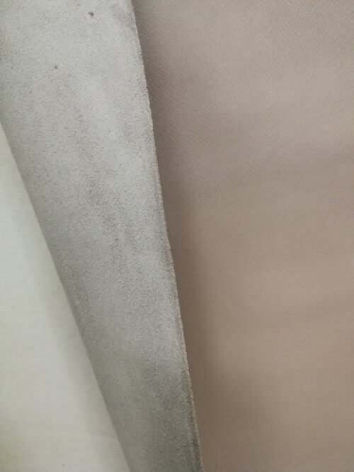 Galanterinė oda - pilka, faktūrinė, minkšta, 1,1mm, 170x70 - Image 4