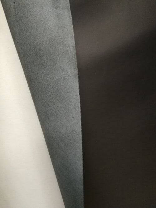 Galanterinė oda - juoda, Nappa, matinė, standi, 1,5mm, 130x90 - Image 3
