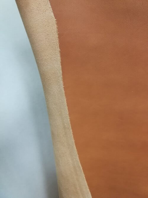 Galanterinė oda - ryža spalva, faktūrinė, 1,5mm, 152dm2 - Image 2
