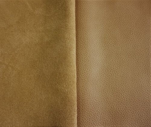 Baldinė oda - ,,semi-aniline", rusvai smėlinė, faktūrinė, 245dm2 - Image 4