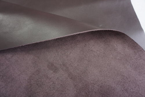 Galanterinė oda - ruda/baklažano sp., vidut. minkšt., 1,2mm, 105x100 - Image 3