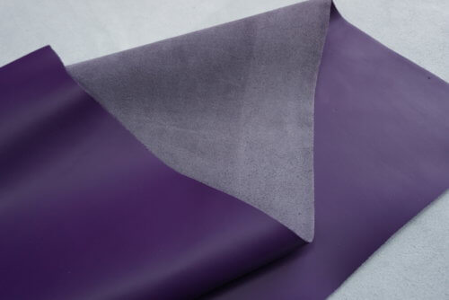 Galanterinė oda - violetinė, vidut. kietumo, 1,4mm, 100x93 - Image 3