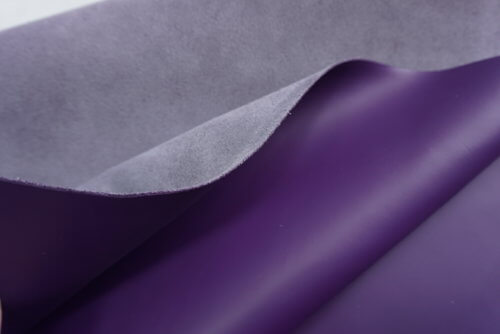 Galanterinė oda - violetinė, vidut. kietumo, 1,4mm, 100x93 - Image 4