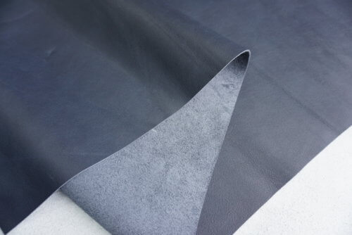 Galanterinė oda - mėlyna, minkšta, 1,1mm, 120x50 - Image 3