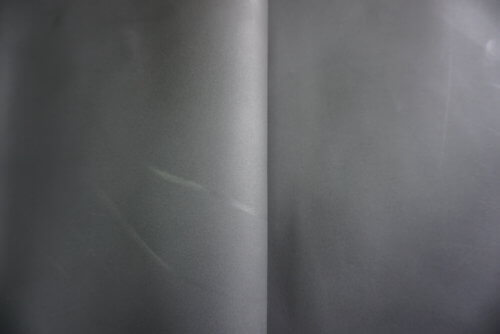 Galanterinė oda - pilka, vidut. kietumo, trinama, 1mm, 110x86 - Image 2