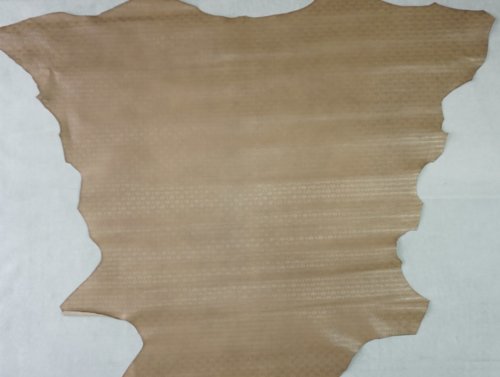 Galanterinė oda - smėlio sp., fakt., minkšta, 0,9mm, 90x90 - Image 4