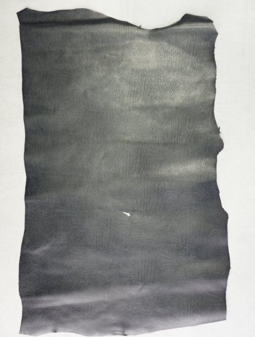 Galanterinė oda -  tamsiai mėlyna, fakt., vidut. kietumo, 1,1mm, 112x68 - Image 4