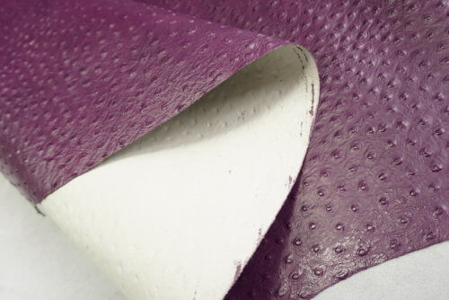Galanterinė oda -  stručio imitacija, violetinė, vidut. kietumo, 1,4-1,5mm, 112x79 - Image 2