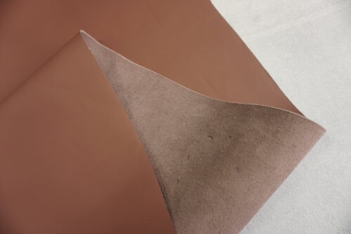 Automobilinė oda - ruda, lygi,1,3mm, 170x90cm - Image 3