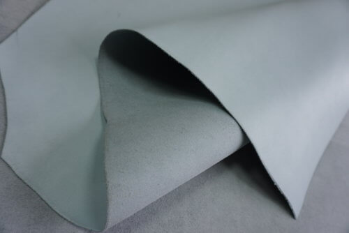 Galanterinė oda - šviesiai mėlyna, 1,4-1,5mm, 76x66 - Image 3