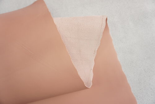 Galanterinė oda - nude, vidut. minkštumo, 1,5mm, 108X80 - Image 3