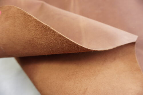 Haberdasherty leather -  "Crazy horse", light brown, matted, soft, 2,4-2,6mm - Image 3
