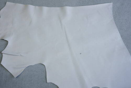 Galanterinė oda - "Nappa", balta, 1,2m, 86x56 - Image 2