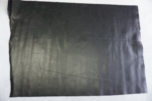 Galanterinė oda - juoda, minkšta, 1,2mm, 70x90 - Image 2