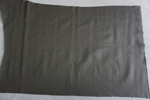 Galanterinė oda - pilka, faktūrinė, minkšta, 1,3mm, 100x65 - Image 2