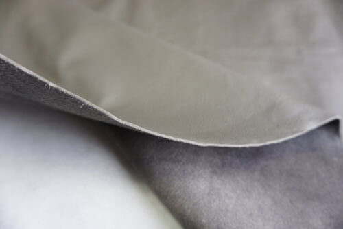 Galanterinė oda - pilka, faktūrinė, minkšta, 1,3mm, 100x65 - Image 4
