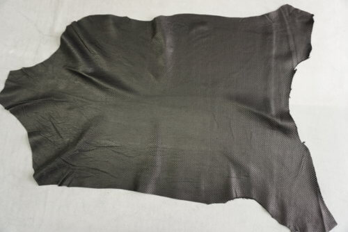 Galanterinė oda - perforuota, juoda, 0,8mm, 84x60 - Image 2