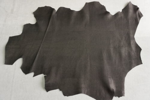 Galanterinė oda - gyvatės rašto, juoda, 0,9-1,0mm, 68x56 - Image 2