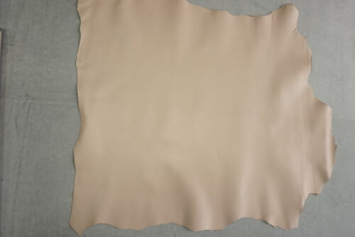Galanterinė oda - nude/rožinė, vidut. minkštumo, 0,9mm, 63x60 - Image 2