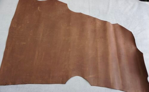Haberdasherty leather -  "Crazy horse", light brown, matted, soft, 2,4-2,6mm - Image 4