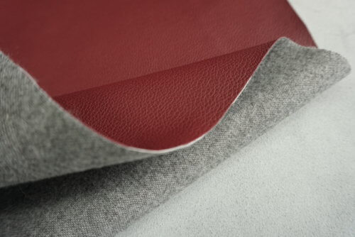 Dirbtinė oda - bordo, faktūrinė, 0,9mm - Image 4