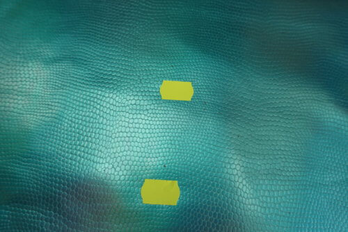 Galanterinė oda - gyvatės rašto, jūros bangų sp., minkšta, 0,8mm, 60x48 - Image 3